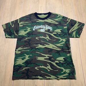 Vintage Maui Built T-Shirt Men’s Size L/XL Green Country Boys Y2K Streetwear